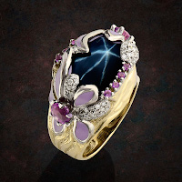 кольцо с драгоценными камнями #3