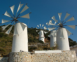 Мельницы Лассити, Крит