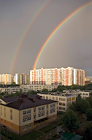 Двойная радуга над Ново-Переделкино